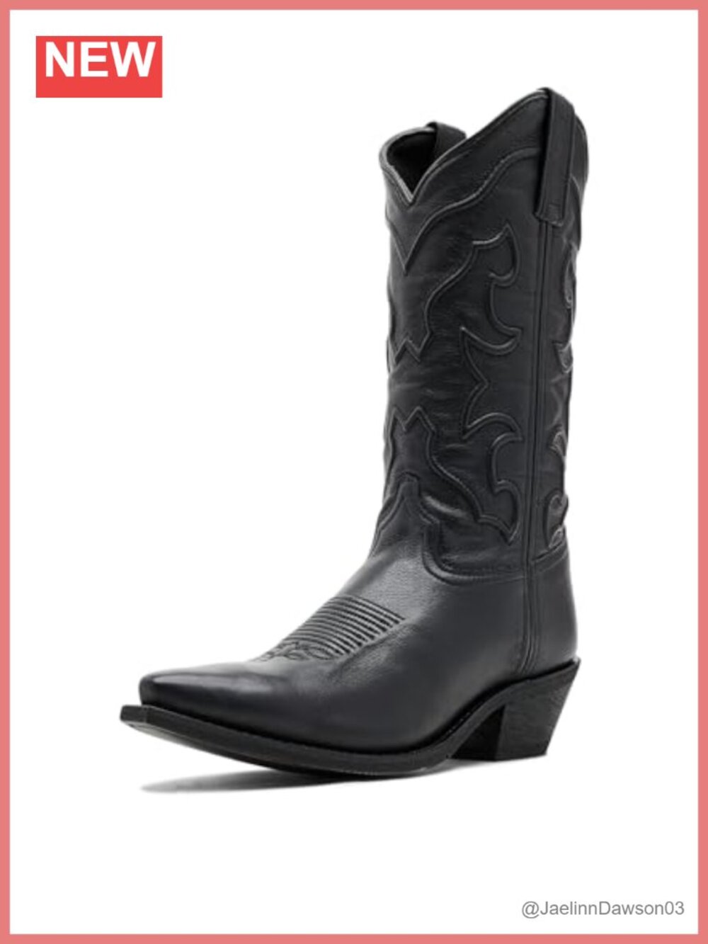 Snip Toe Pull On Mid Calf Boots Low Heel Cushion Comfort Insole